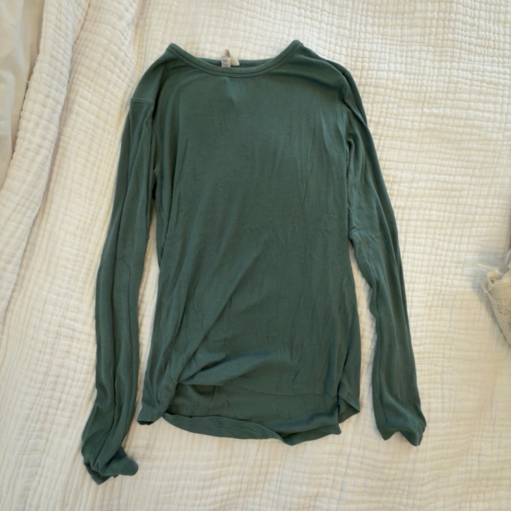 lululemon athletica Teal Long Sleeve Top